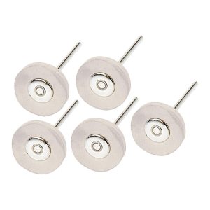Ruedas de pulido de tela para rotativas, paquete de 5 | 66104