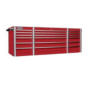 Cajón superior profesional de 73 pulgadas, color rojo | ITSTC73R