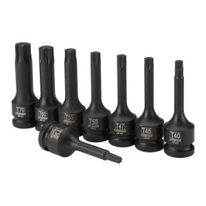 Juego de 8 piezas de dados estrella para llave de impacto de 1/2 pulgada | 67896