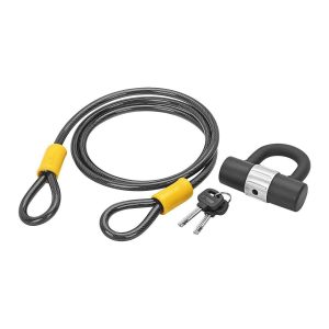 Candado para bicicleta con cable de seguridad de acero endurecido | 64400