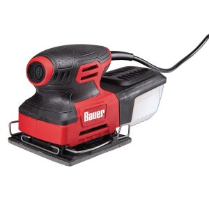 Lijadora orbital de 1/4 de hoja BAUER 2.2 Amp, para acabados suaves en madera | 64146
