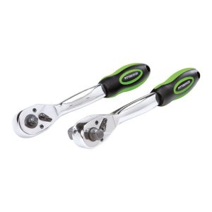 Juego de llaves de trinquete de doble drive 1/4", 3/8" y 1/2", 2 piezas | 70588
