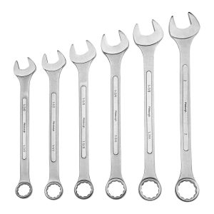 Juego de llaves combinadas SAE jumbo, 6 piezas | 61513