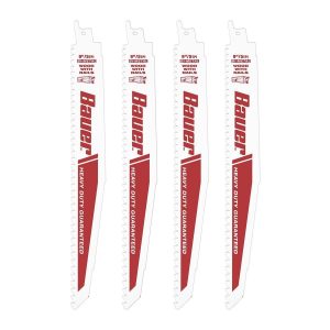 Juego de 4 hojas de sierra reciprocante para demolición de 5 TPI | 56480