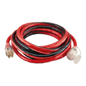 Cable de extensión para generador 10 gauge, 4 terminales tipo twist lock 30A L14-30 | 62308