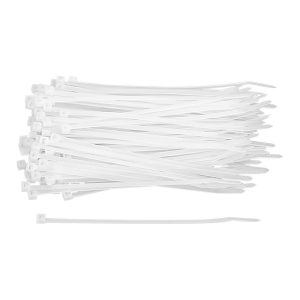 Cable Ties blancos de 8 pulgadas, paquete de 100 unidades | 1142