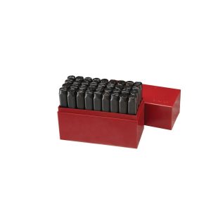 Juego de estampas de letras y números de acero de 3/8 pulgadas, 36 piezas | 63675