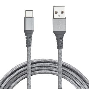 Cable de carga trenzado USB a USB-C de 6 pies | 57490