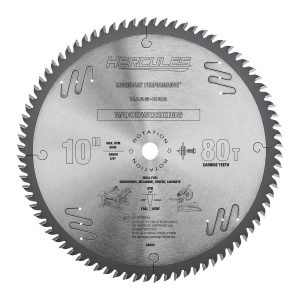 Disco de sierra circular para carpintería de 10 pulgadas y 80 dientes | HA25-B22