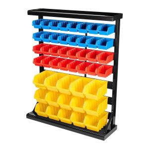 Estante de piso con 47 compartimientos para organizar herramientas y refacciones | 95736