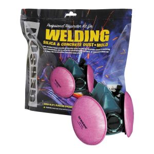 Respirador profesional para soldadura, sílice, polvo de concreto y moho - Talla grande | 56987