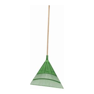 Rastrillo para hojas con mango de madera | 67535