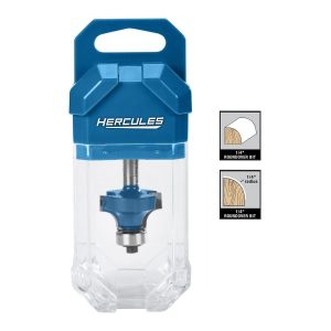 Fresa de router para chaflán y bisel de 1/4 pulgada con vástago de 1/4 pulgada HERCULES | HA182-2