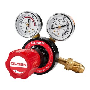 Regulador de acetileno OLSEN para soldadura y corte de gas, con medidores de alto contraste | 57574
