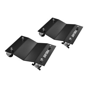 Juego de 2 patines profesionales para vehículos de acero con capacidad de 2500 lb | DD25T