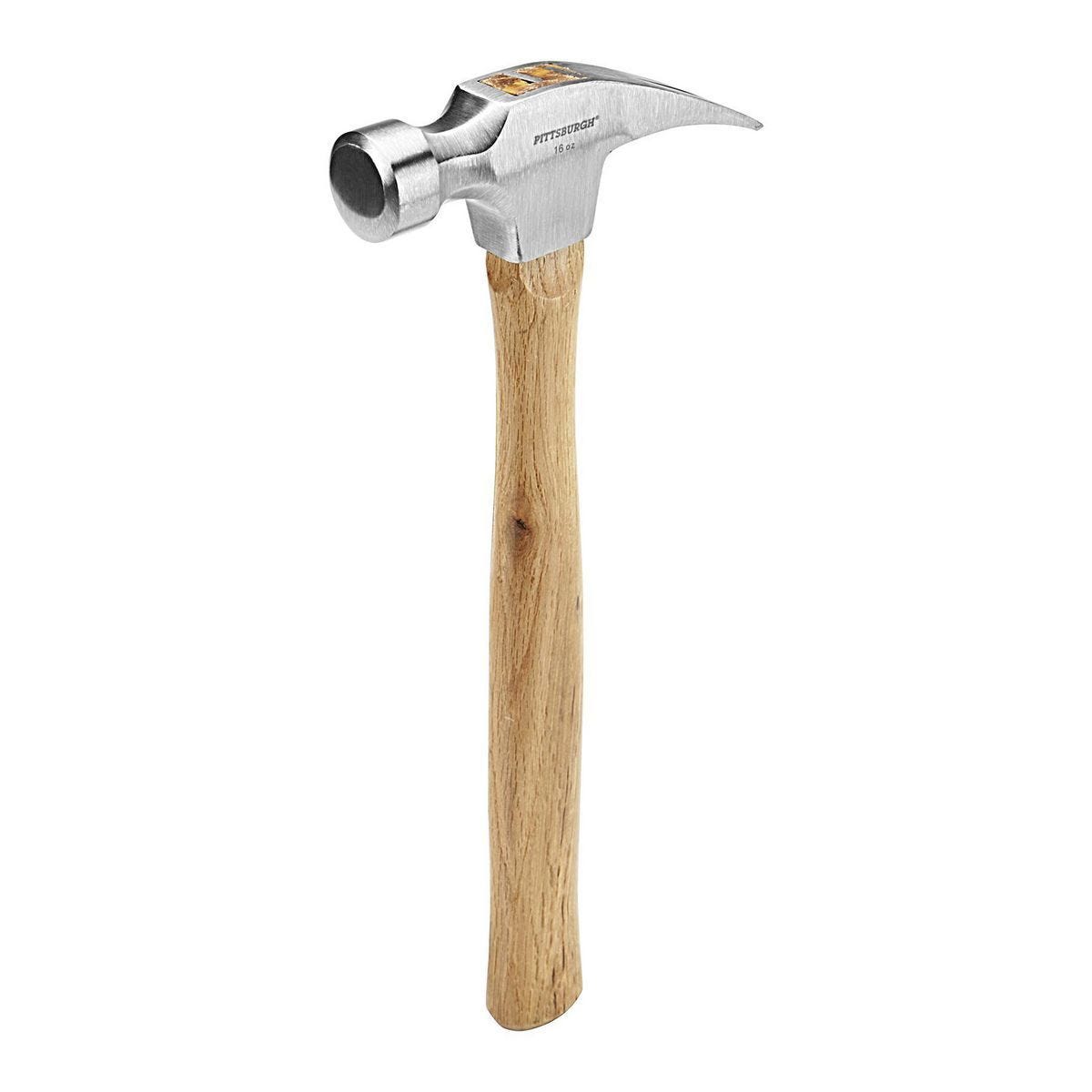 Martillo de Uña de 16 oz con Mango de Madera Dura para Demolición y Estructuras | 67716