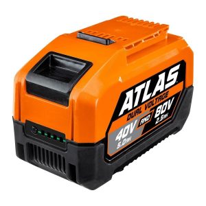 Batería de iones de litio ATLAS de 80V 2.5 Ah y 40V 5 Ah | 57014