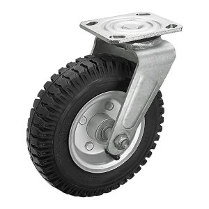 Rueda giratoria neumática de 8 pulgadas con llanta de tacos y capacidad de 280 lb | 42485