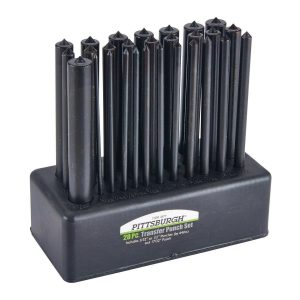Juego de punzones de transferencia de 28 piezas PITTSBURGH para marcado preciso | 3577