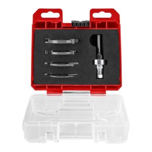 Juego de 5 fresas para ranuras BAUER, con carburo C3 para corte profesional | 22125A-B5