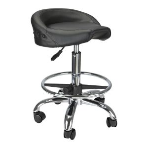 Silla de trabajo rodante estilo motociclista neumática PITTSBURGH | 63756