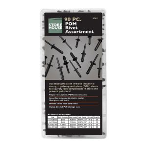 Juego de Remaches POM de 90 Piezas con Estuche de Almacenamiento | 67611