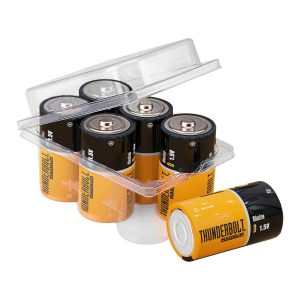 Baterías alcalinas D de larga duración, paquete de 6 | 61279