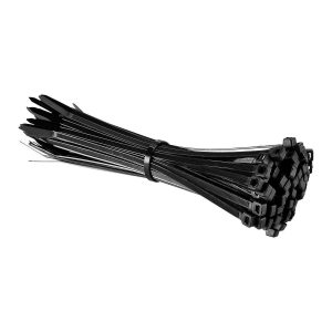 Cable ties negros de 8 pulgadas resistentes a los rayos UV, paquete de 100 unidades | 34635