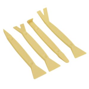 Juego de 4 palancas de nylon para remover molduras sin rayarlas | 63594