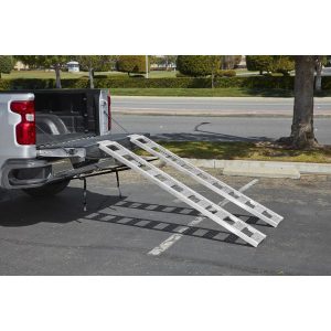 Rampas de carga rectas de aluminio, 77 x 13 pulgadas, capacidad de 1250 lb, juego de 2 | 58116