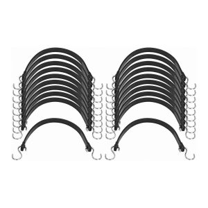 Juego de 20 correas de amarre EPDM de 15 pulgadas con ganchos en S | 63345