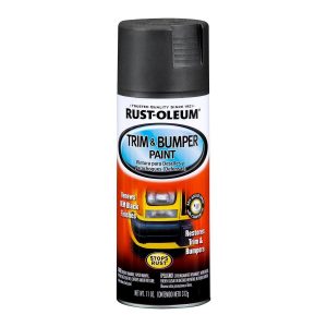 Pintura para molduras y paragolpes Rust-Oleum, 11 oz, color negro mate | 73026