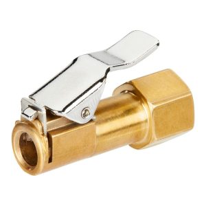 Válvula de aire recta Merlin con palanca de bloqueo para inflado de neumáticos | 70809