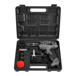 Kit de pistola de soldar de 100 vatios con luz LED y accesorios | 64056