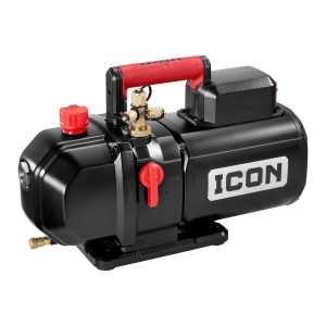 Bomba de vacío rotativa de dos etapas Deep Rotary Vane profesional de 1/2 HP | 58141