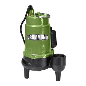 Bomba sumergible para aguas residuales de 3/4 HP con interruptor de flotador | 58009