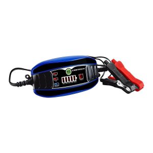 Cargador automático de batería CEN-TECH de 2 amperios, 6V/12V, controlado por microprocesador de 3 etapas | 57015
