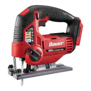 Sierra de calar inalámbrica BAUER 20V de velocidad variable, solo herramienta | 1773C-B