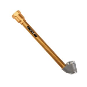 Inflador de aire con doble pie y cabezal angular para llantas duales | 63571