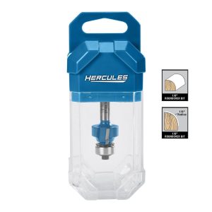 Fresa de enrutador para chaflán redondo y biselado de 1/8 pulgada con vástago de 1/4 pulgada | HA182-3