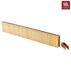 Grapas galvanizadas FASTENSTRONG de 18 GA, corona de 1/4 pulgada y largo de 3/4 pulgada, paquete de 2500 | 57377