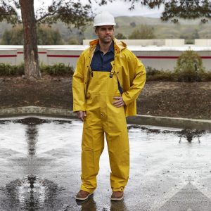 Traje de lluvia amarillo de 2 piezas, talla grande | 94874