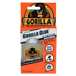 Pegamento blanco multiusos Gorilla Glue, adhesivo fuerte y rápido para espuma, vidrio, madera, metal y cerámica | 96284
