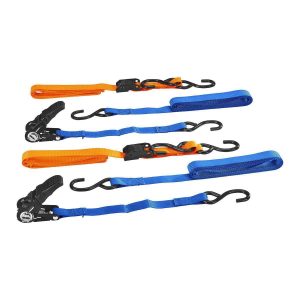 Juego de 4 correas de amarre con trinquete y hebilla de leva, capacidad de 400/500 lb | 93109