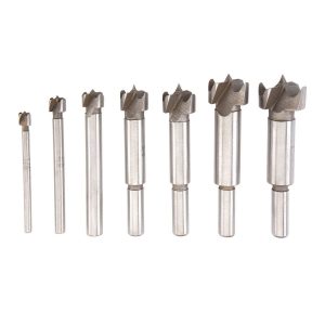 Juego de brocas Forstner de 7 piezas, de 1/4 a 1 pulgada con vástagos de 3/8 pulgada | 62361