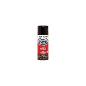 Pintura en aerosol acrílica esmalte negro brillo Rust-Oleum de 12 oz | 67942