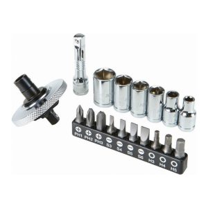 Juego de trinquete de dedo métrico de 1/4 pulgada, 18 piezas | 67973