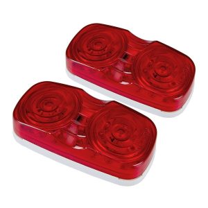 Lámparas de marcación LED rojas para claros, paquete de 2 | 56693