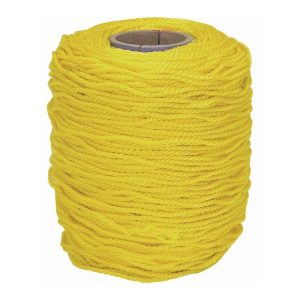 Cuerda de polipropileno amarilla, 1/4 pulg x 600 pies con capacidad de 113 libras | 47836