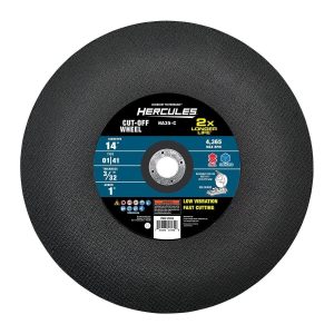 Disco de corte para metal HERCULES de 14 pulgadas x 3/32 pulgadas x 1 pulgada, tipo 01/41 | HA35-C